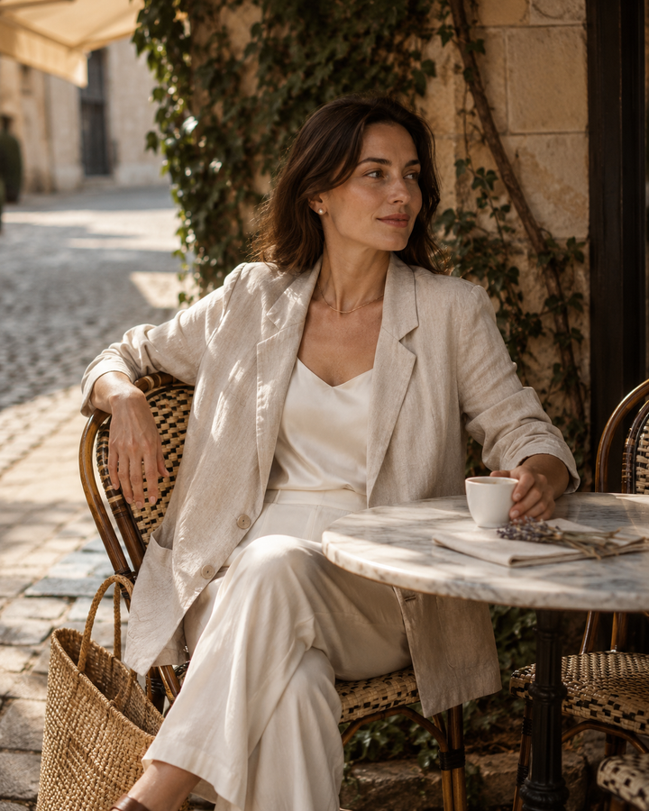 Sabrina Linen Blazer